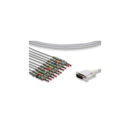 Replacement For Cardiotech, Crt-6T Direct-Connect Ekg Cables